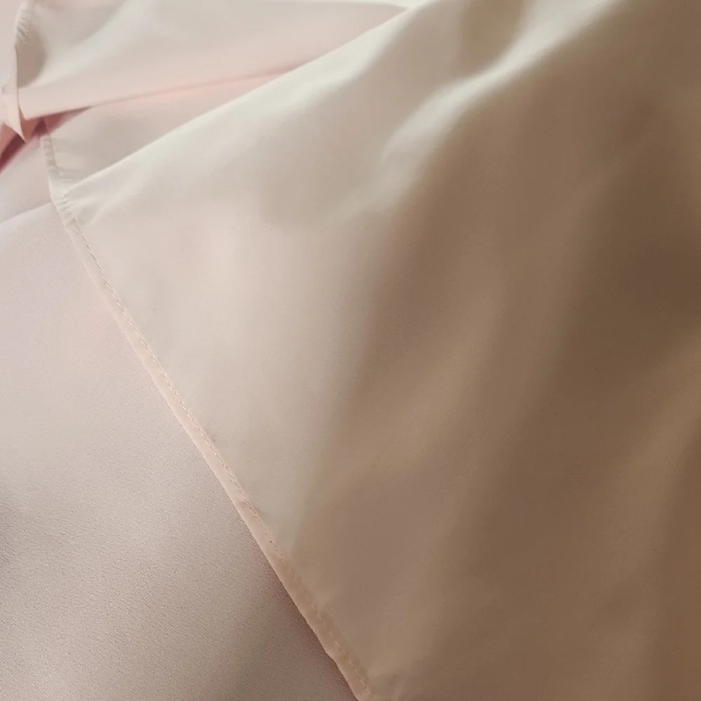 Birdy Grey One-Shoulder Blush Pink Evening Gown - Picture 4 of 5